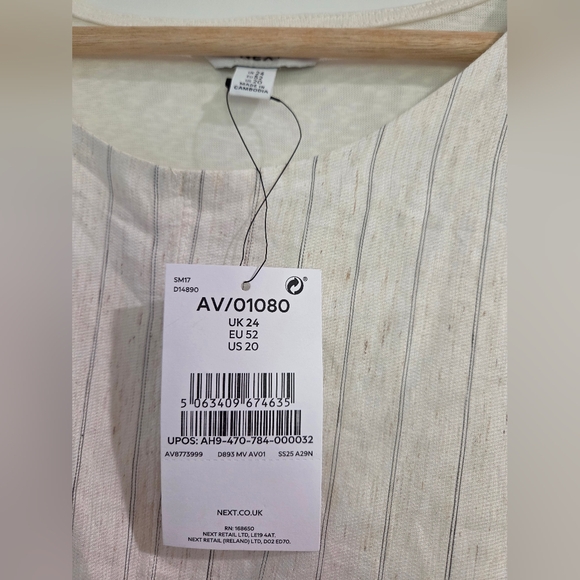 Linen Blend Tee - Picture 3 of 4